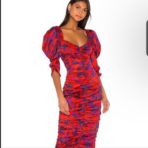 For love and lemons Monet midi dress size S